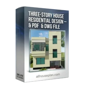 23x50 feet two storey modern house design with 4 bedrooms, 2 toilets, balcony, kitchen and stair layout digital plan